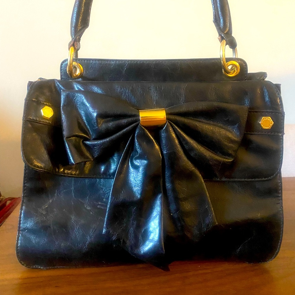Black Bow Purse